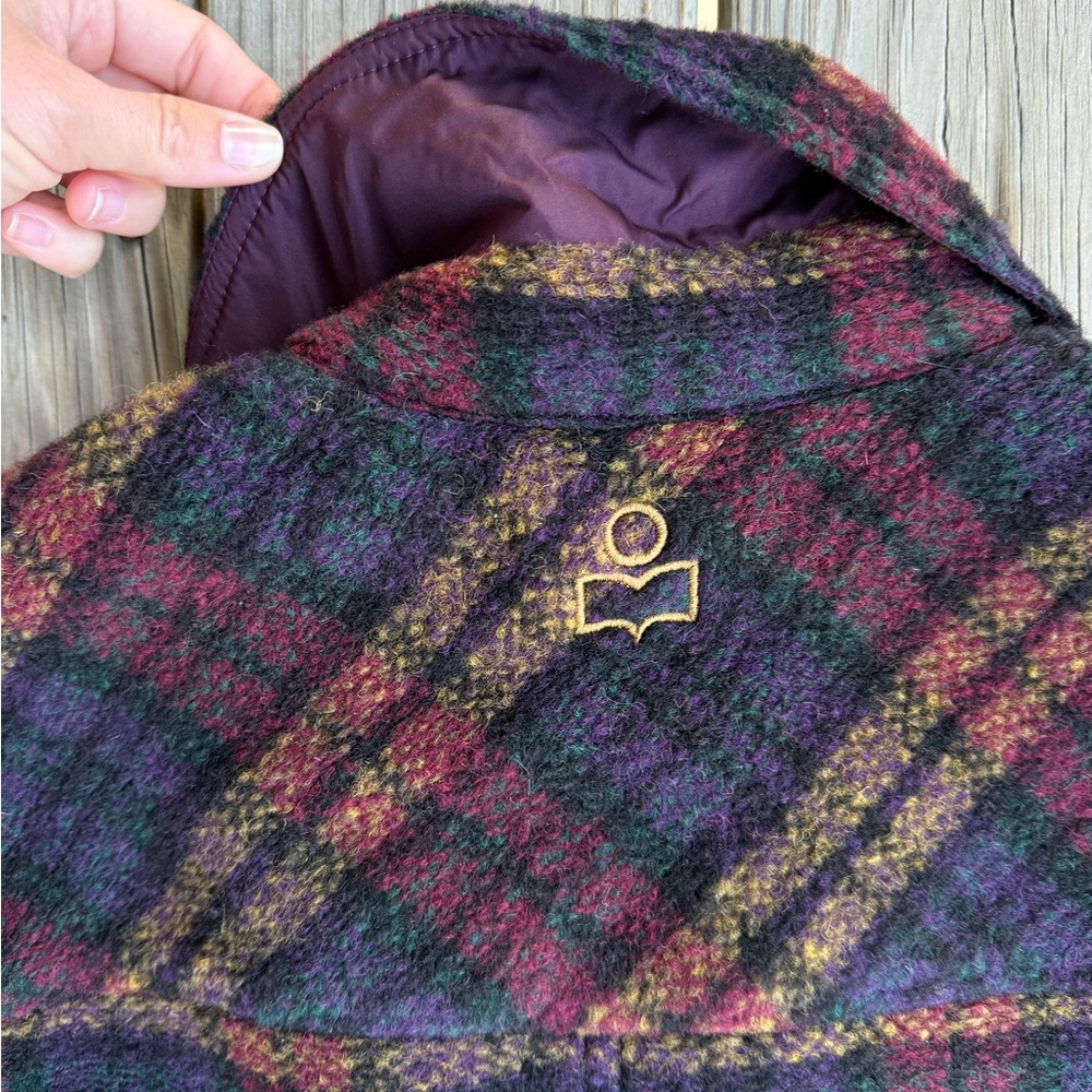 Isabel Marant Men’s Multicolor Plaid Jacket - Picture 6 of 6